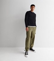 New Look Khaki Relaxed Fit Cargo Trousers